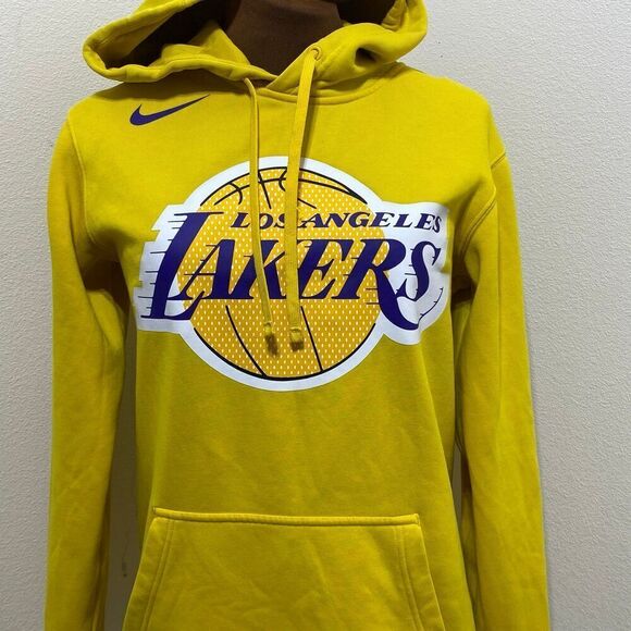 Nike NBA Los Angeles Lakers Pullover Hoodie Size Small - Picture 2 of 12